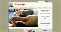 Desktop Screenshot of feldenkraisinstitute.com