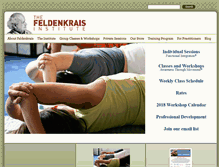 Tablet Screenshot of feldenkraisinstitute.com